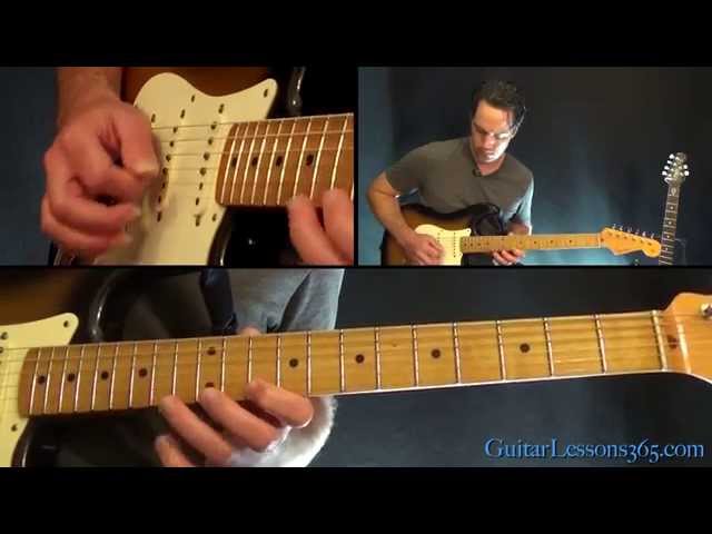 The Final Countdown Guitar Solo Lesson - Europe class=