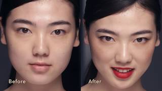 How To: Holiday Makeup Look | Glowing Nude Eye & Red Lip by Bobbi Brown Cosmetics