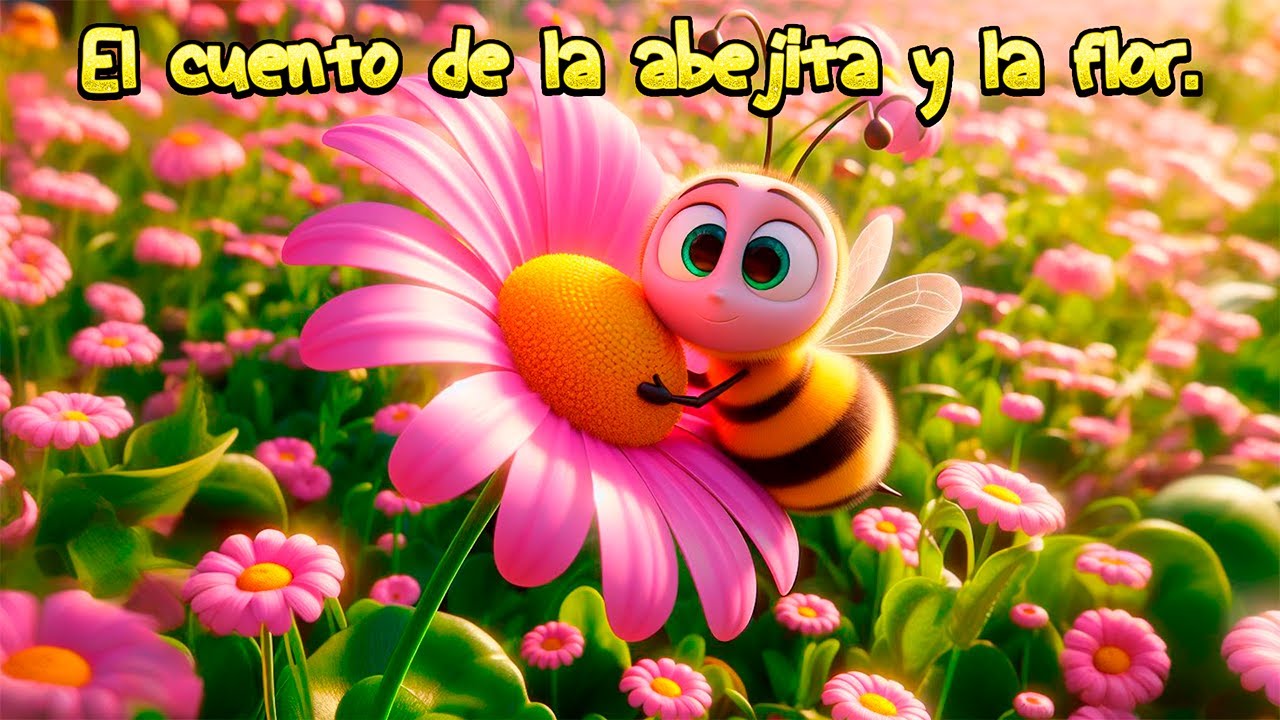 CUENTO INFANTIL: LA ABEJITA Y LA FLOR 🐝🌼 - YouTube