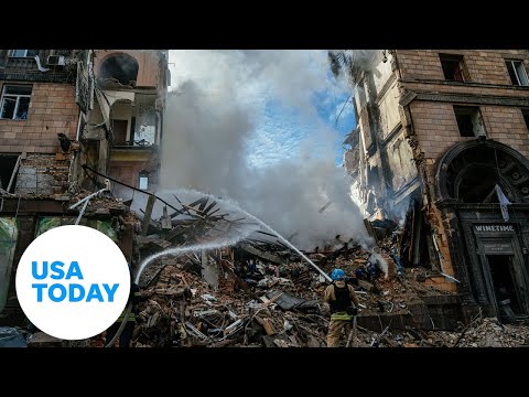 Russian missile hits Zaporizhzhia in Ukraine | USA TODAY