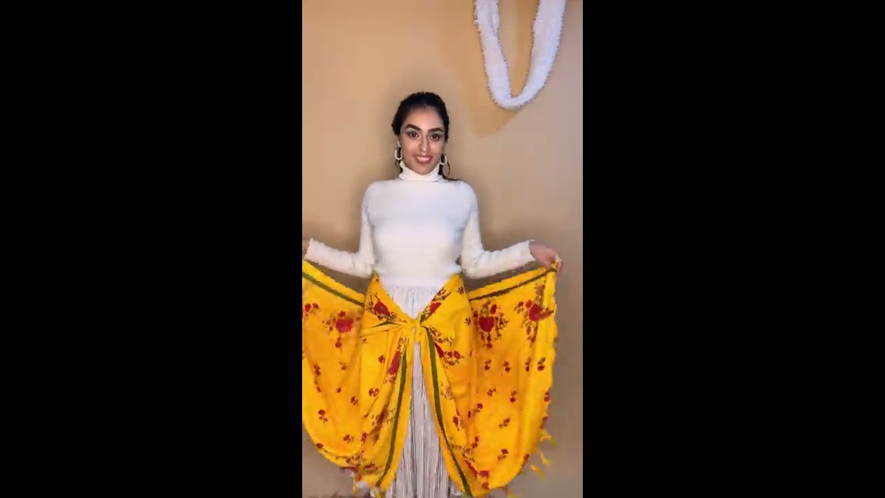 DIY Shawl Hack For Winters Stole Ideas As A Top SHORTS