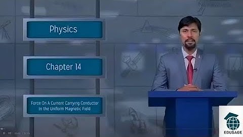 force on a current carrying conductor in the uniform magnetic field  by pgc |  EduSage
