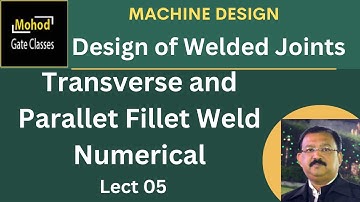 Design of Welded Joints 05 Design of Fillet Weld Part I