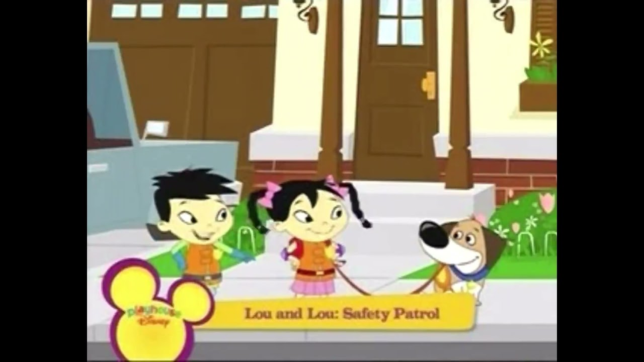 Playhouse Disney Screen Bug (Lou And Lou Safety Patrol) (January 7