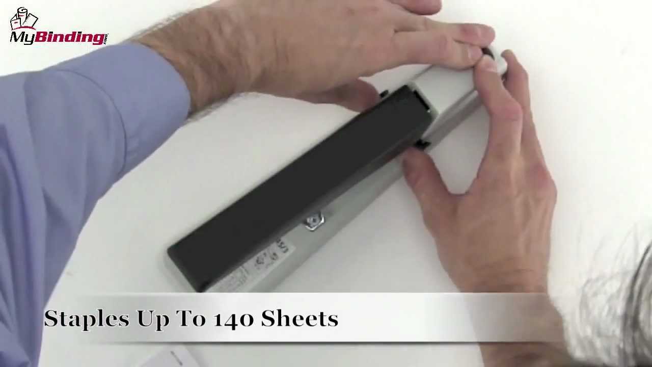 Novus B45 Heavy Duty Professional Stapler Demo YouTube