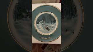 AVON Christmas Plates collectible #shorts