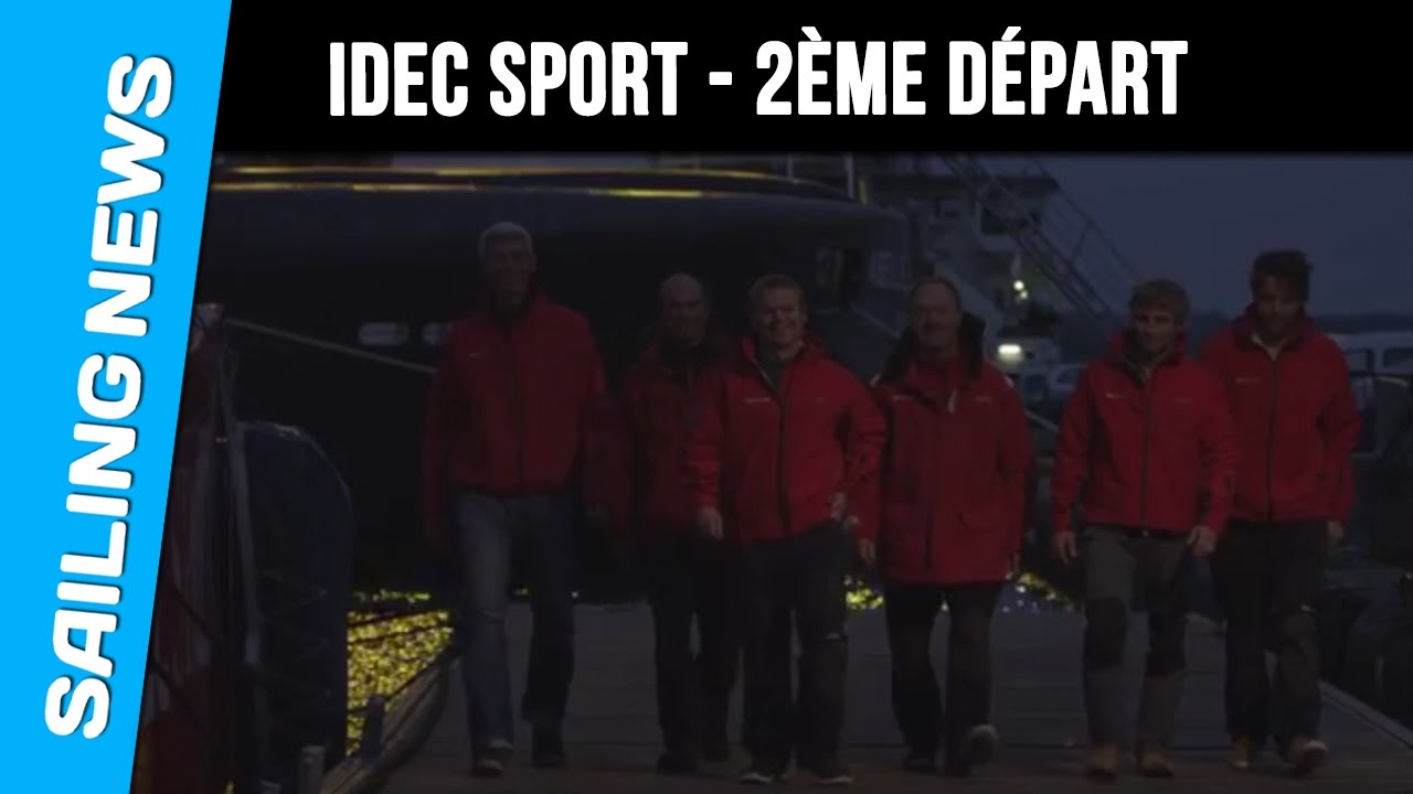 Depart IDEC Trophée Jules Verne 16 Décembre 2016