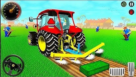 Modern Farm Tractor Driving Games | New Tractor Games | Farming Tractor Games 3D | Android Gameplay