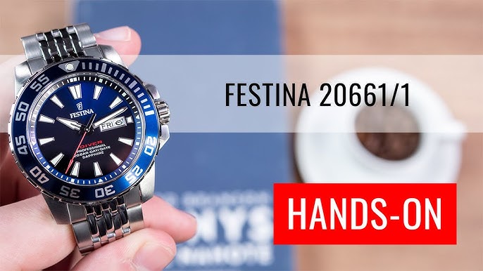 Gar nicht so verkehrt: / Festina F20662/1 / Diver / Taucheruhr / Quartz /  Saphirglas / 20 BAR WR / - YouTube