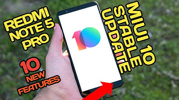 MIUI 10 Stable 10.0.1.0 UPDATE For Redmi Note 5 Pro New features!