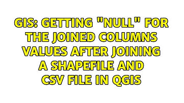 GIS: Getting "Null" for the joined columns values after joining a shapefile and CSV file in QGIS