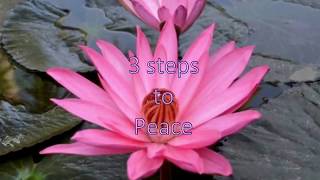 3 Steps to Peace