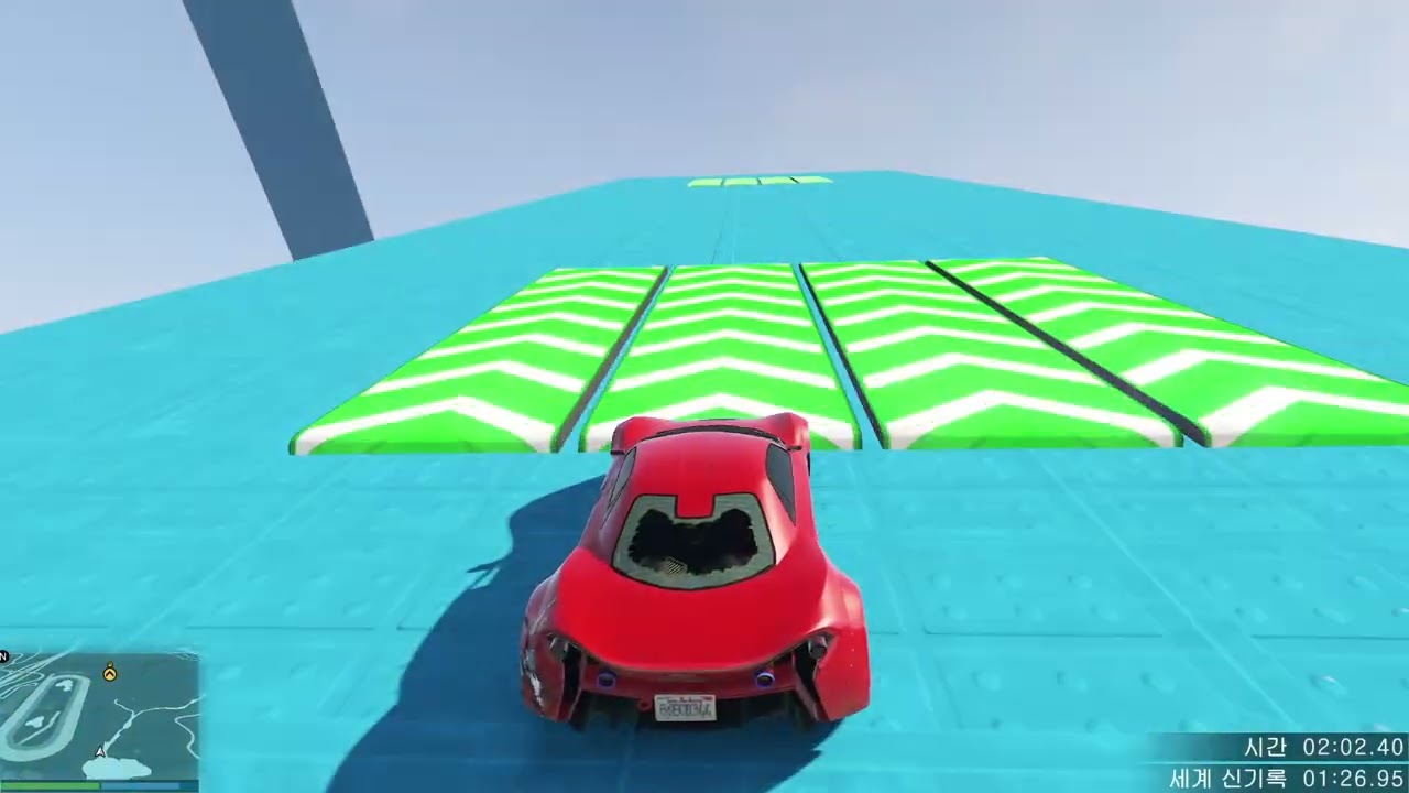 GTA5 인핸스드 온라인 스턴트 레이스 / PC 게임 / 스턴트 - 곤두박질 II / 프로젠 이탈리 GTB 커스텀 / 20260221