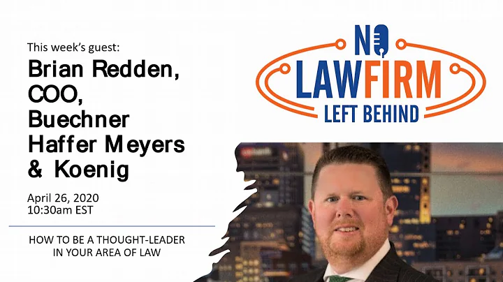 Brian Redden, COO Buechner Haffer Meyers & Koenig,...
