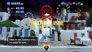 Sonic Generations Unleashed Project - WINDMILL ISLE Classic GamePlay
