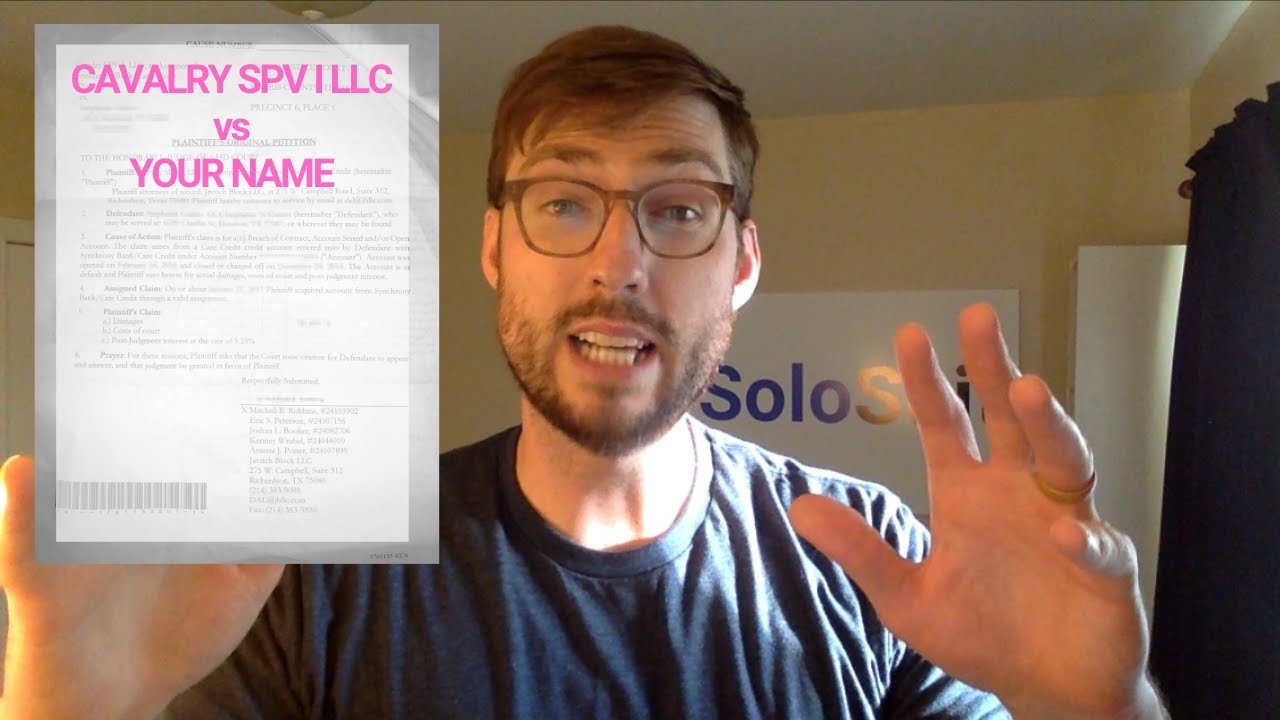 Is Cavalry SPV I LLC Suing You? (The Simple Guide)