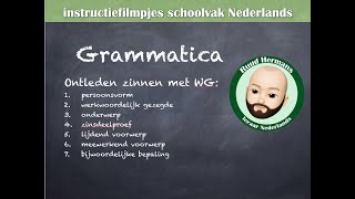 Grammatica zinsontleding - stappenplan zinsontleding werkwoordelijk gezegde (WG)