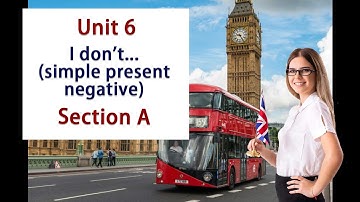 0039. Aprender Inglés con Cambridge. Unit 6. I don’t... (simple present negative). Section A