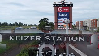 Aerial Tour of Keizer Station - Keizer Oregon - DJI MINI SE