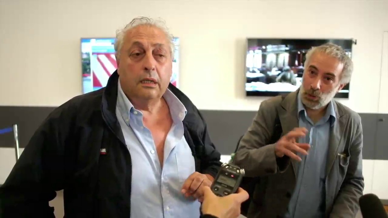 Rolando Fazzari dopo l'incontro con Giovanni Toti