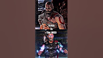GOW Kratos and Thor Vs MCU Thor and Hulk
