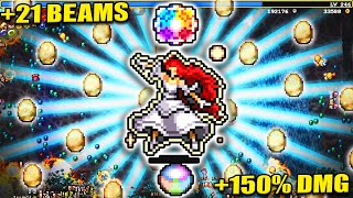 LUMINAIRE Insane 25 Beam Phieraggi & Secret Golden Egg Farm in Vampire Survivors DLC