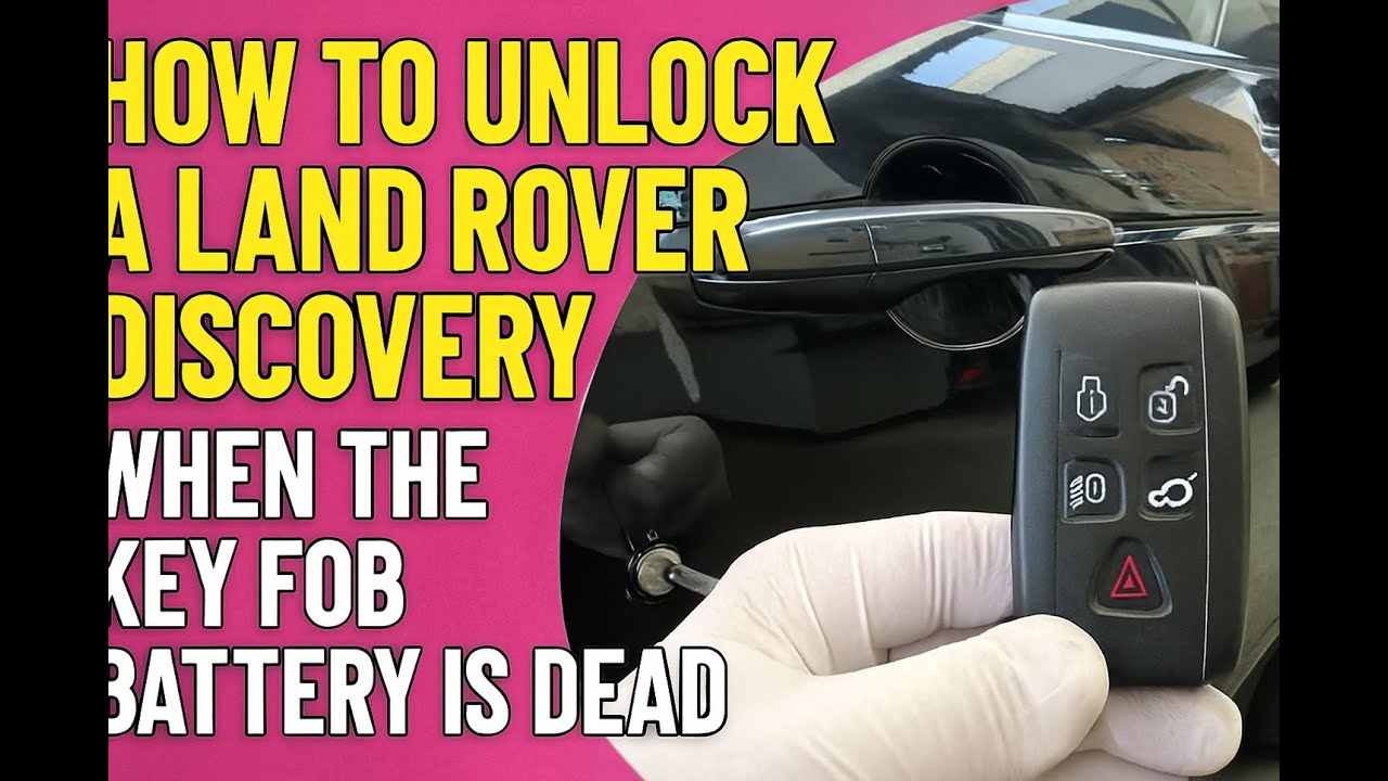 How to Unlock a Land Rover Discovery when the Key Fob is Dead