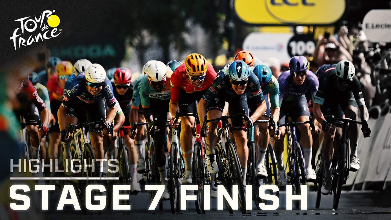 Tour de France 2026 highlights: Stage 7 finish | Cycling on NBC Sports