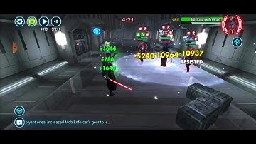 Darth Vader(cooldown datacron) vs See, SeT, Armorer