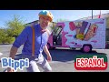 Blippi Visita un Camión de Helados | Aprende Con Blippi | Moonbug Kids Parque de Juegos