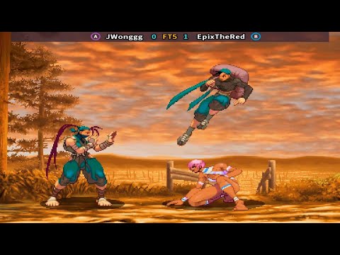 Fightcade 👊 Street Fighter 3: 3rd Strike 👊🏾 JWonggg 🇨🇦 Vs EpixTheRed 🇺🇸FT5 👊
