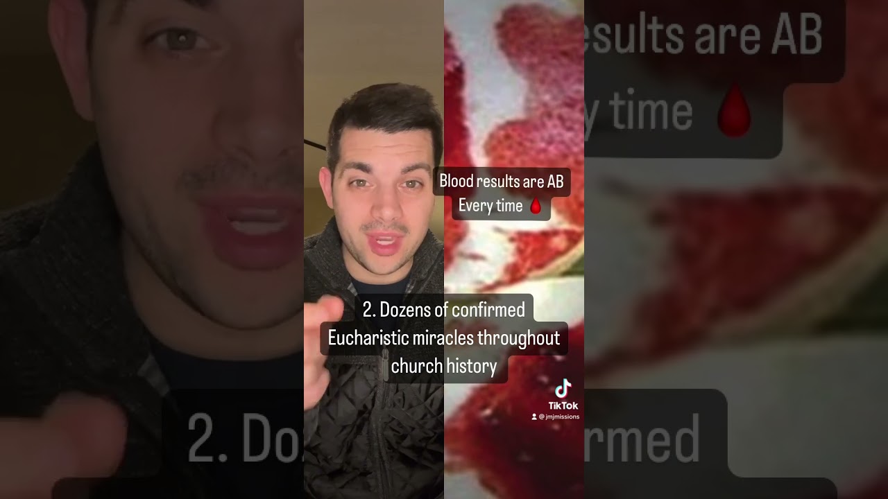 Three Miracles to prove that the Eucharist is actually the body of Christ