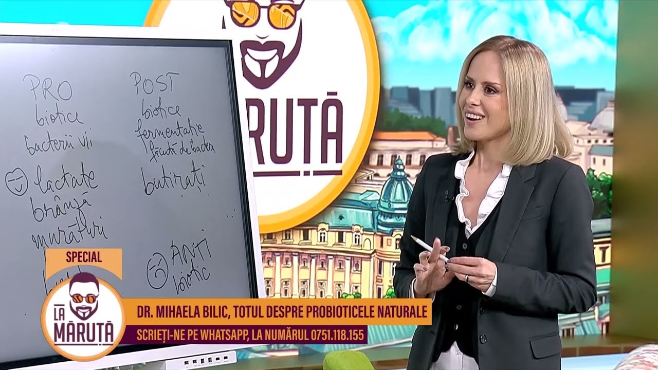 Dr. Mihaela Bilic, totul despre probioticele naturale