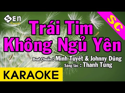 Karaoke Trái Tim Không Ngủ Yên - Beat Chuẩn Song Ca Cực hay | Minh Tuyết & Johnny Dũng
