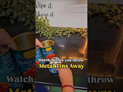 Watch, Before you throw Metal Tins Away # #homeorganization #home #kitchenhacks #diy #diyprojects