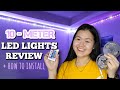 Shopee 10-METER LED STRIP LIGHTS | how to install | Taylor Sarita