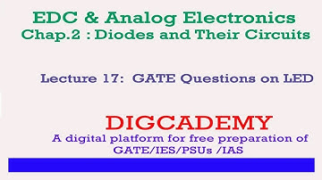 EDC & AE Diodes Lect 17 LED GATE Questions