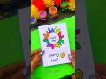 Holi Card/ Handmade Holi Card Easy DIY Holi Decoration Ideas | 😱😱😱#craft #youtubeshorts #viral #diy