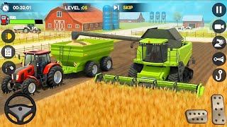 Modern Tractor Farming Driving Simulator 3D - New Tractor Games - Android Gameplay screenshot 3