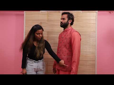 How to Take Measurements for Mens Kurta Suit with MODI JACKET | NEHRU JACKET | Paris Surat - video from Parisworld