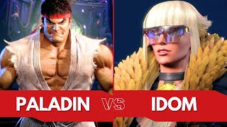 SF6 ✌️ Paladin (Ryu) vs iDom (Manon) ✌️ - Street fighter 6