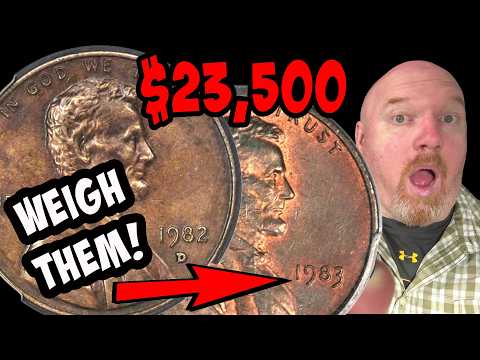 Weigh Your Pennies RIGHT NOW — 1982 and 1983 Could Be Worth $23,500