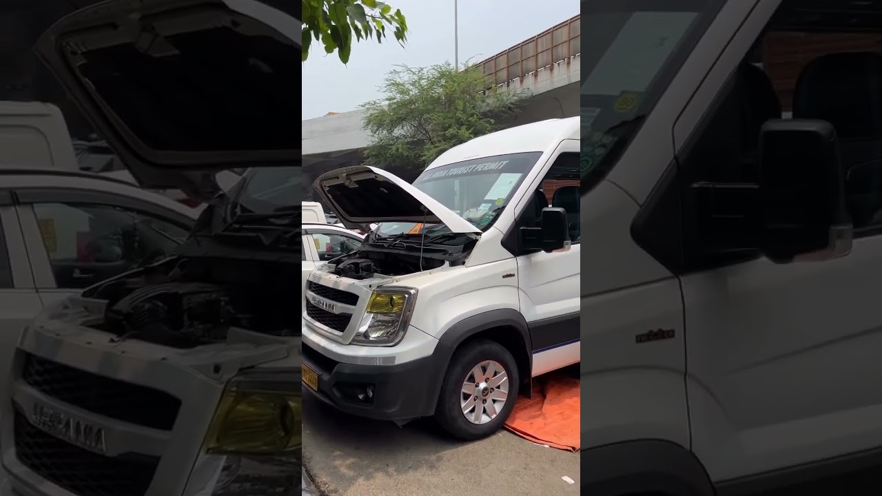 13 seater Luxury Maharaja Urbania rental cost delhi by 