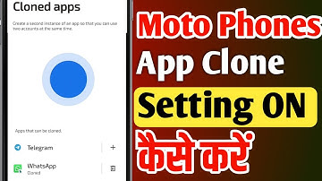 Motorola Edge 50 Fusion App Clone Use | How To On App Clone Setting In  Moto Phones