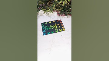 comment your name😇♥️#youtubeshorts #shortsfeed #nameart #shorts #nameinitials #name #trending #art