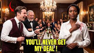 Billionaire Family Mocks Quiet Black Woman at Dinner—Minutes Later She Walks Out With the $600M Deal