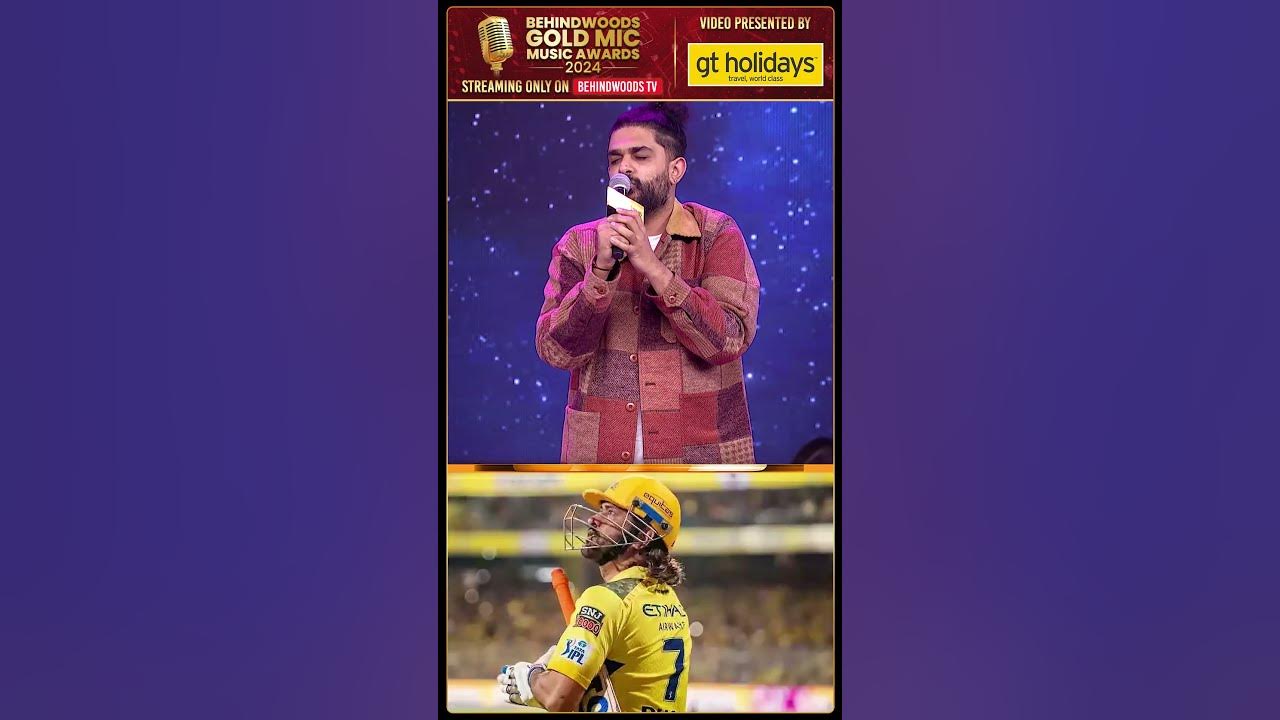 LED-ல்  வந்த Dhoni 😍 Nee Singam Dhan Sid sriram Unplugged Version