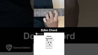 How To Play The Ddim Chord On Guitar - Guvna Guitars