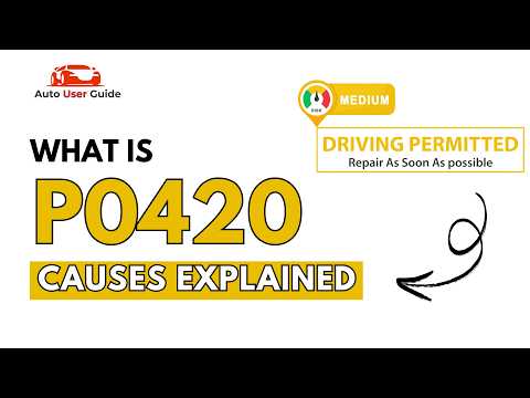 Qu'est-ce que le code P0420 : explications sur les causes de ce code erreur moteur