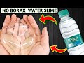 WATER SLIME 💦  NO BORAX 💦 NO ACTIVATOR 💦 How to make slime with water 💦 DIY CLEAR SLIME